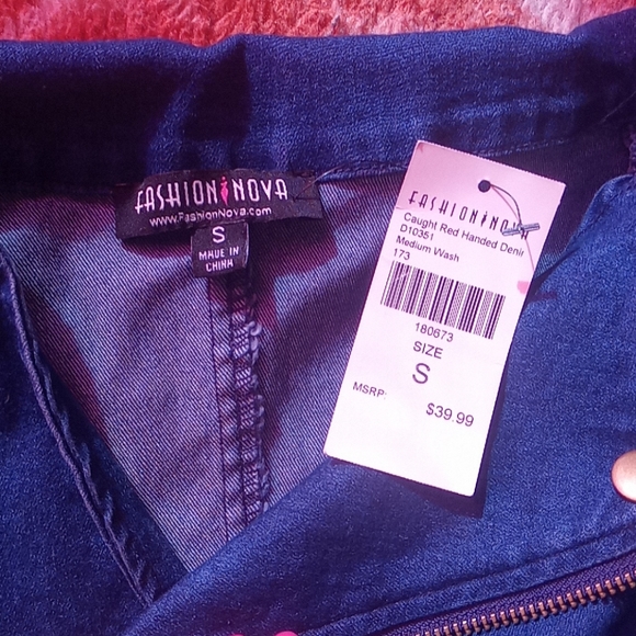 FASHION NOVA mini dress denim - Picture 6 of 6